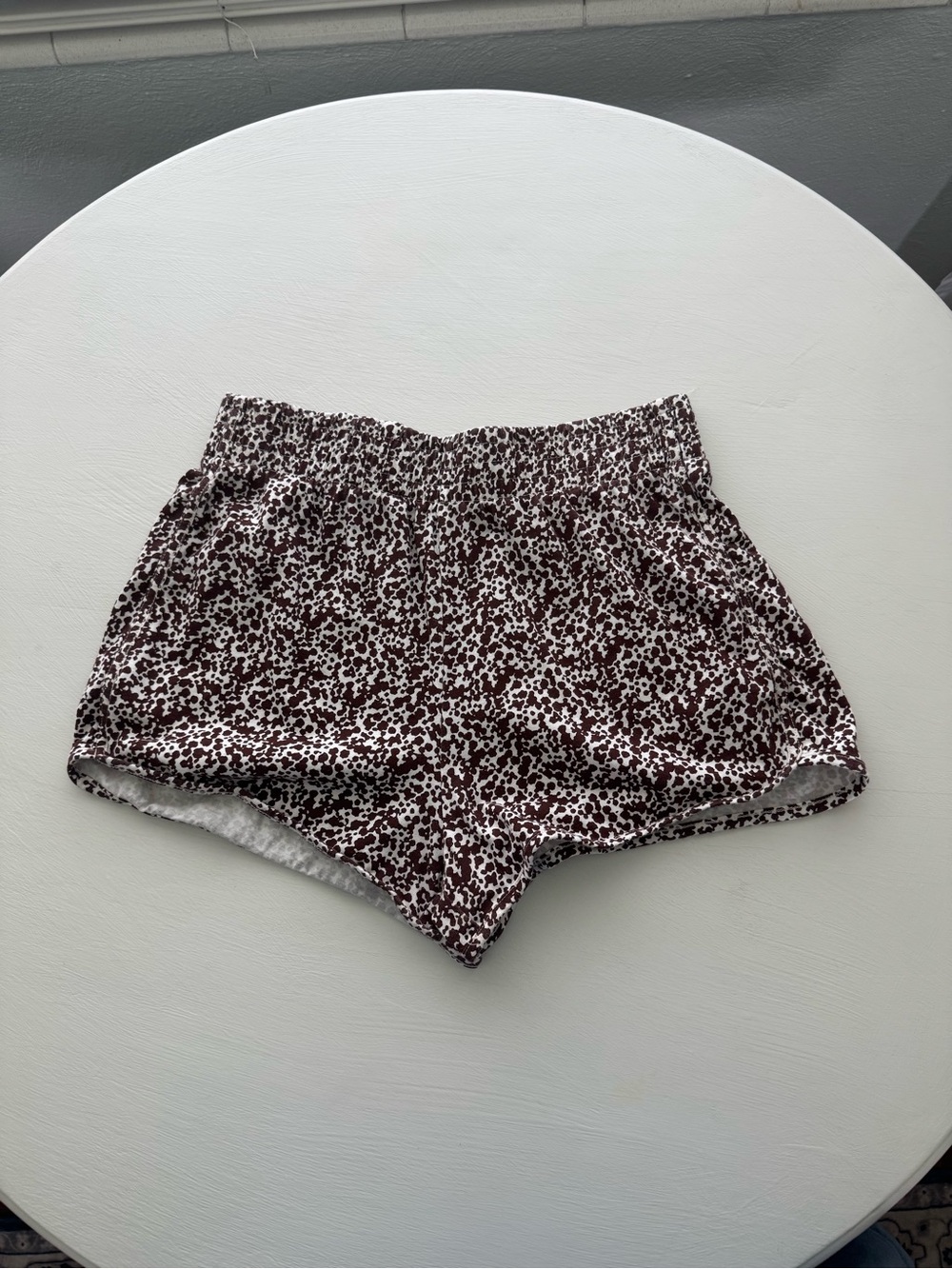 Abound Brown and White Speckled Athletic Shorts